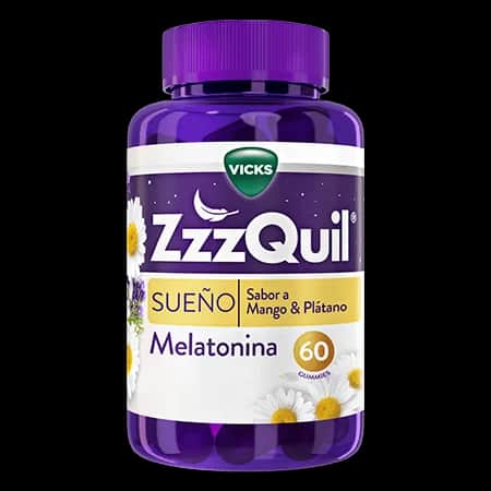 ZzzQuil Natura Mango y Plátano 30 gummies