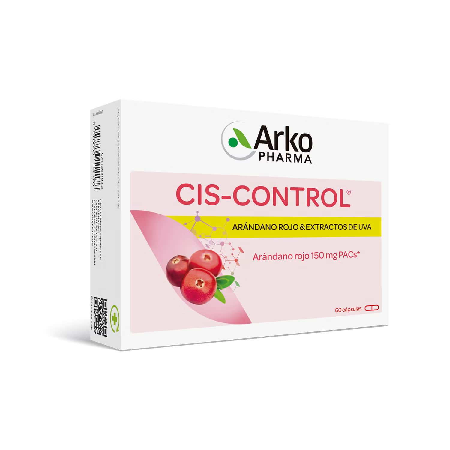 Arkopharma Ciscontrol Cranberola 60 cápsulas