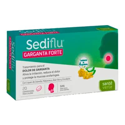 CINFA Sediflu Garganta Forte 20 comprimidos